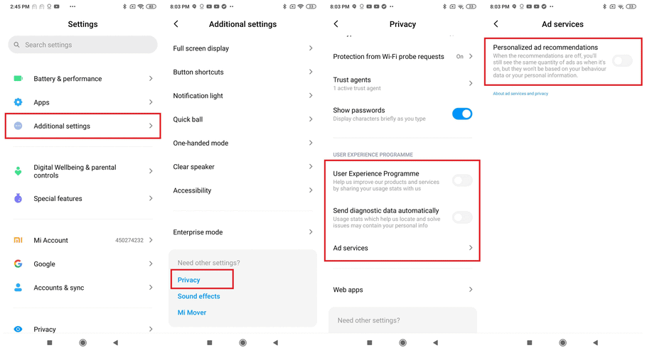 How To Disable Ads on MIUI