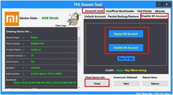 Прошивка через xiaomi tool v2