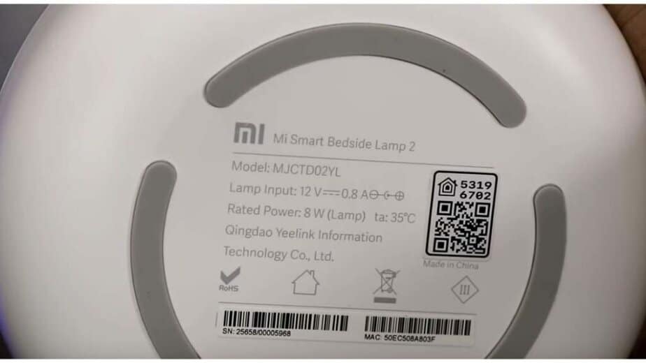 Xiaomi Mi Smart Bedside Lamp 2 Price and Review in the Philippines