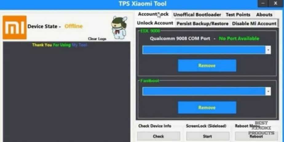 How to Use TPS Xiaomi Tool