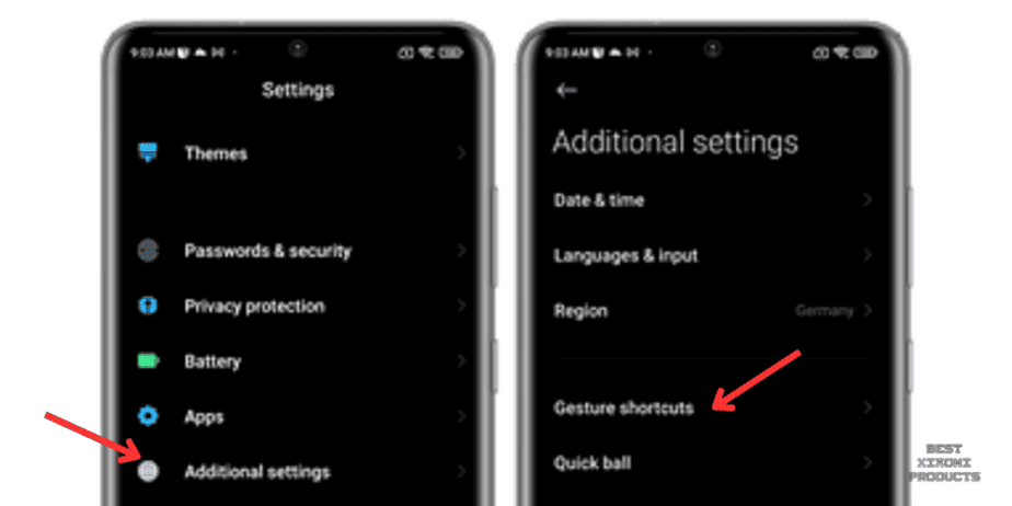 Como acessar o menu Back Tap nos telefones Xiaomi?